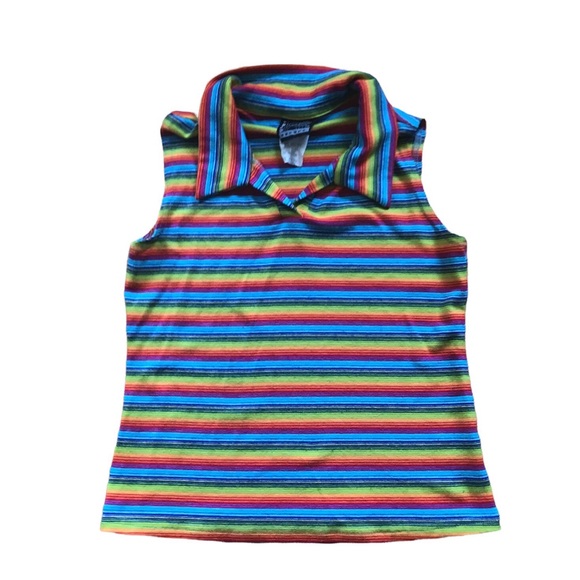 Rainbow Stripe top by the great escape - Picture 1 of 4
